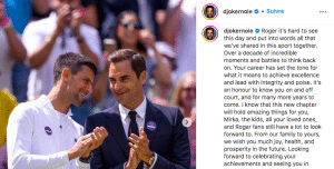 Novak Djokovic's Message To Federer On His Retirement